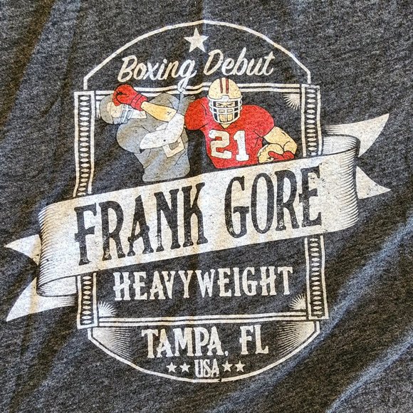 Frank Gore Heavyweight Boxing Debut Slim Fit XL - Picture 2 of 3